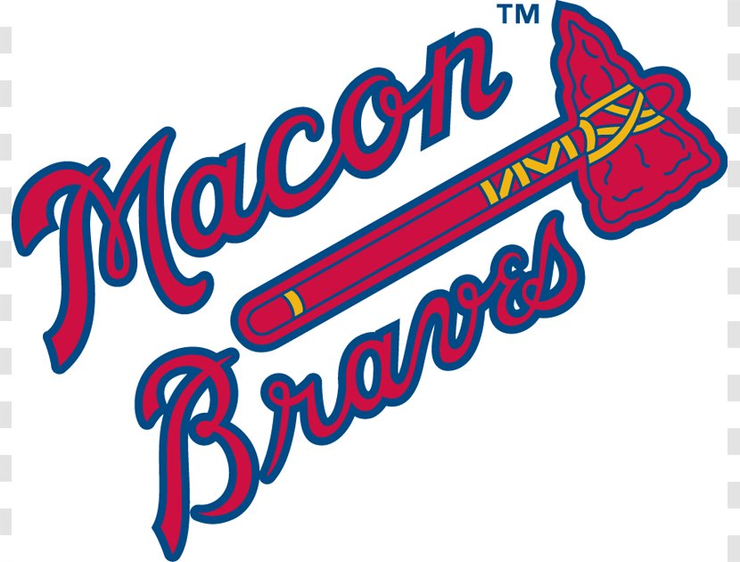 Atlanta Braves Macon Peaches Rome Clip Art - Logo - Atlantic Cliparts Transparent PNG