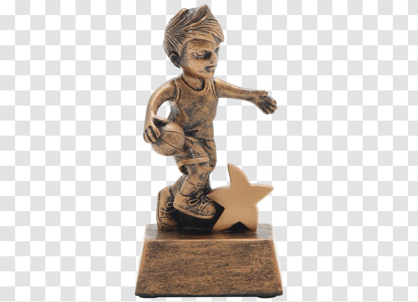 Trophy Bronze Sculpture Figurine Classical - Cheerleading Transparent PNG