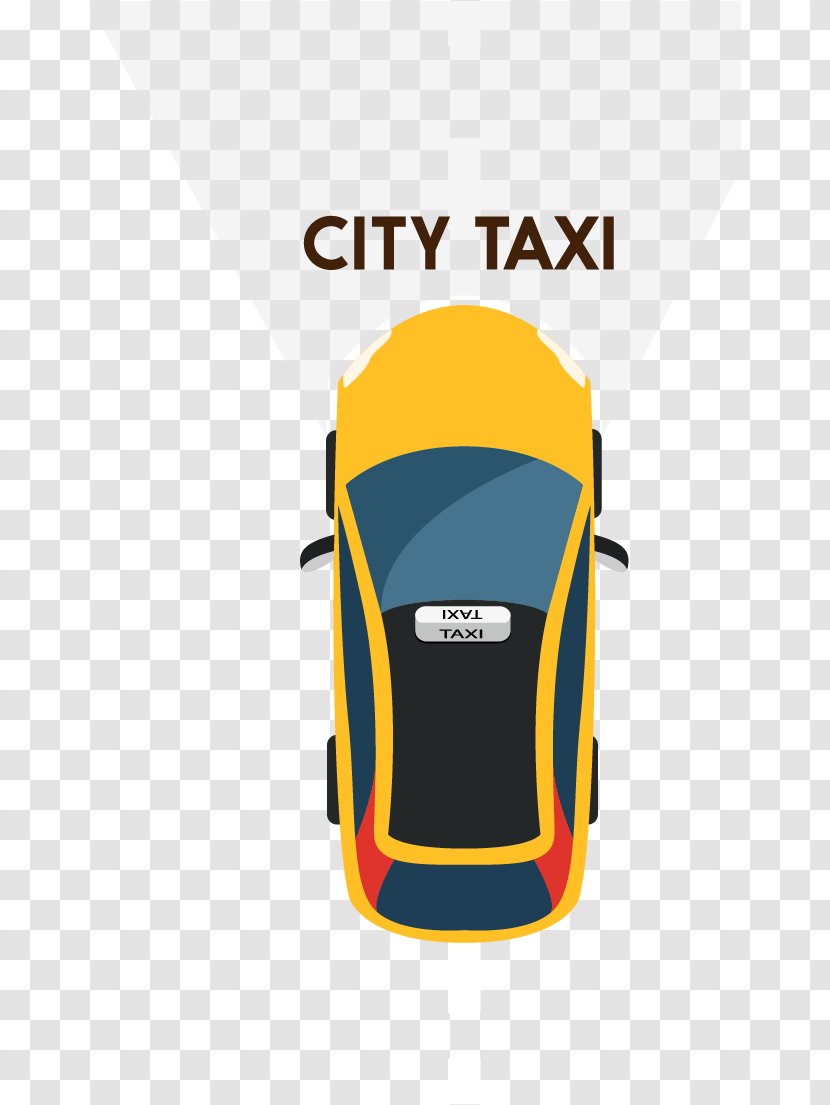 Taxicabs Of New York City Hackney Carriage Euclidean Vector - Yellow - Hand-drawn Taxi Transparent PNG