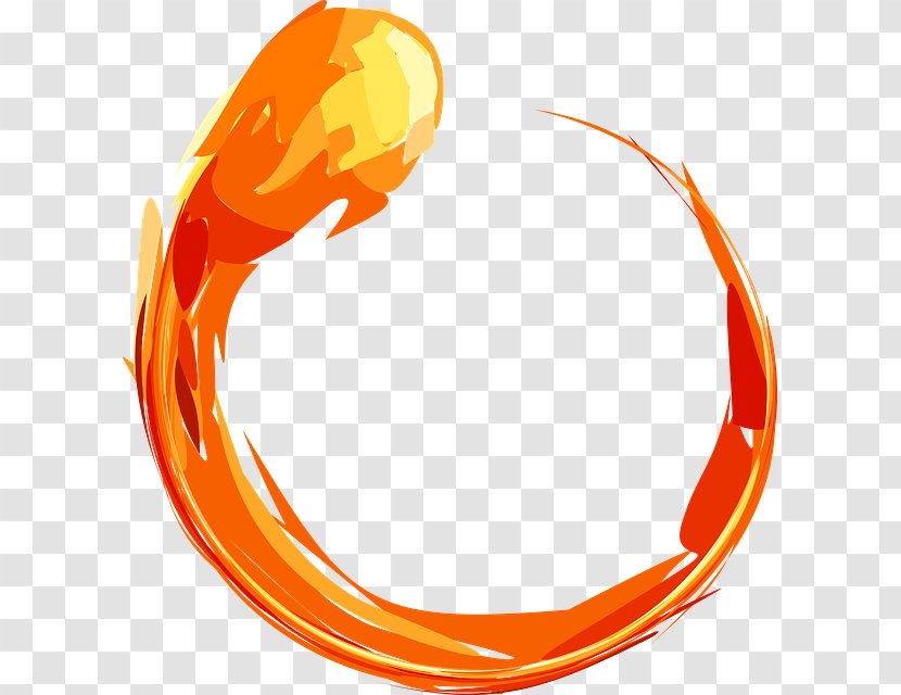 Ring Of Fire Flame Clip Art - Yellow Transparent PNG