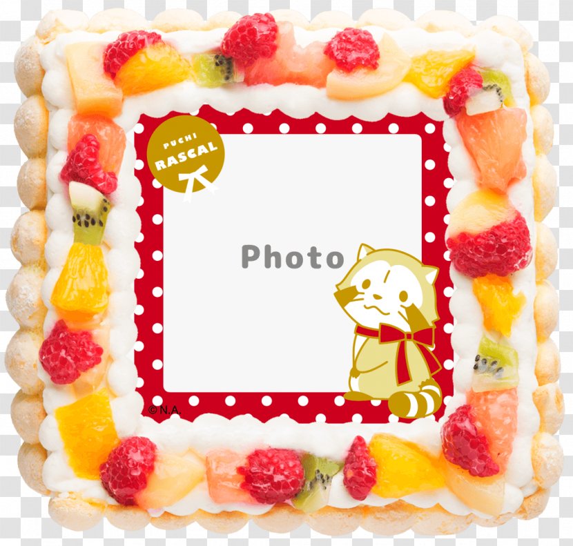 Cheesecake Cream Rilakkuma Birthday Cake - Fruitcake Transparent PNG