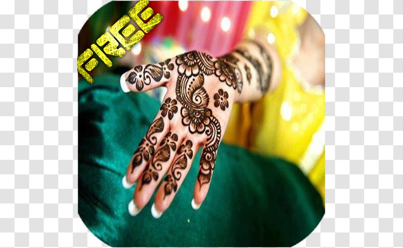 Mehndi Art Henna Wedding - Temporary Tattoo - Design Transparent PNG