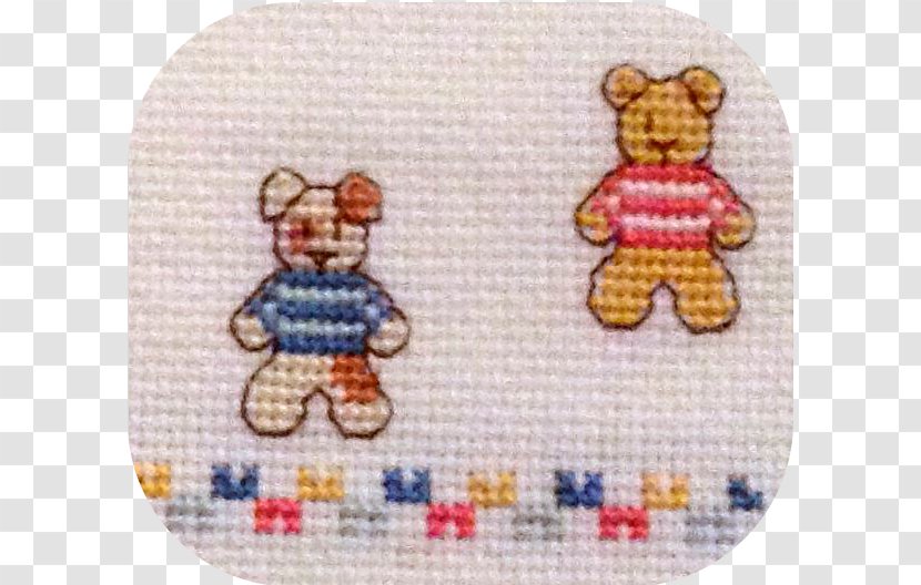 Cross-stitch Embroidery Child Towel - Watercolor Transparent PNG