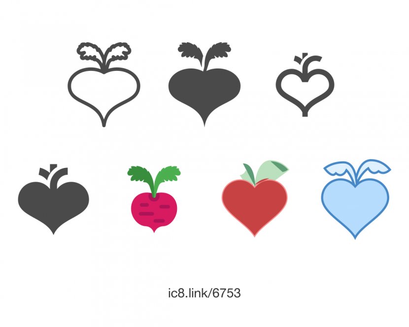 Download - Silhouette - Beet Transparent PNG