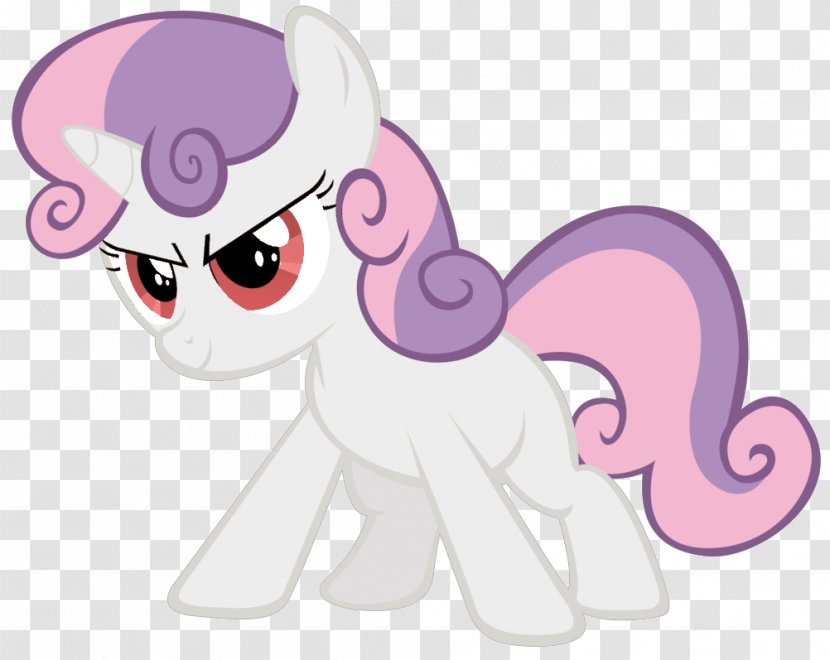 Pony Sweetie Belle Rainbow Dash Horse Unicorn - Silhouette Transparent PNG