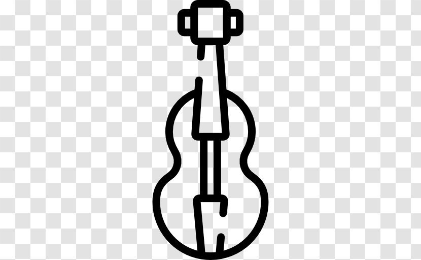 String Instruments White Line Font - Musical Transparent PNG