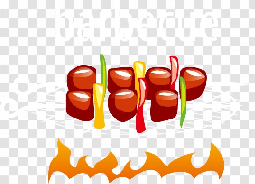 Hot Dog Barbecue Barbacoa Clip Art - Orange - Cartoon Transparent PNG