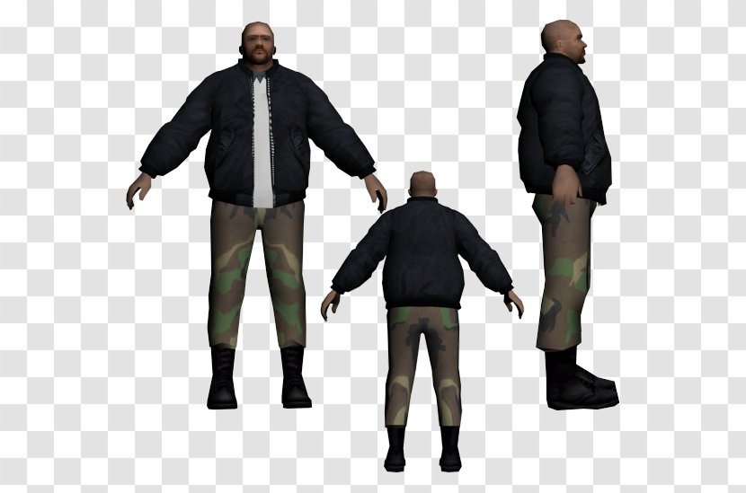 Grand Theft Auto: San Andreas Multiplayer Skinhead Auto III Flight Jacket Transparent PNG