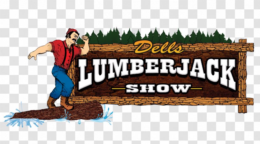 Dells Lumberjack Show Logrolling Logging Paul Bunyan - What To Do For Family Day Transparent PNG