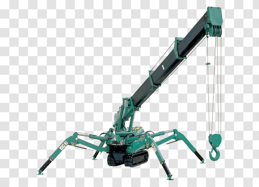 Crane Heavy Machinery クローラークレーン Telescoping - Machine - Construction Transparent PNG