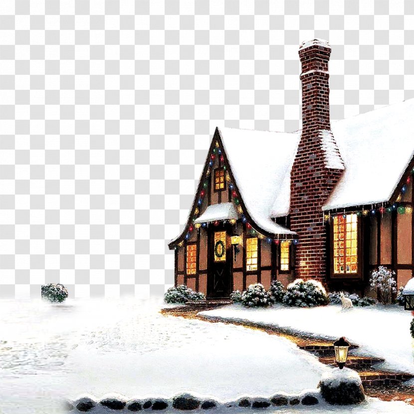Snow Christmas Winter Wallpaper - Home Transparent PNG