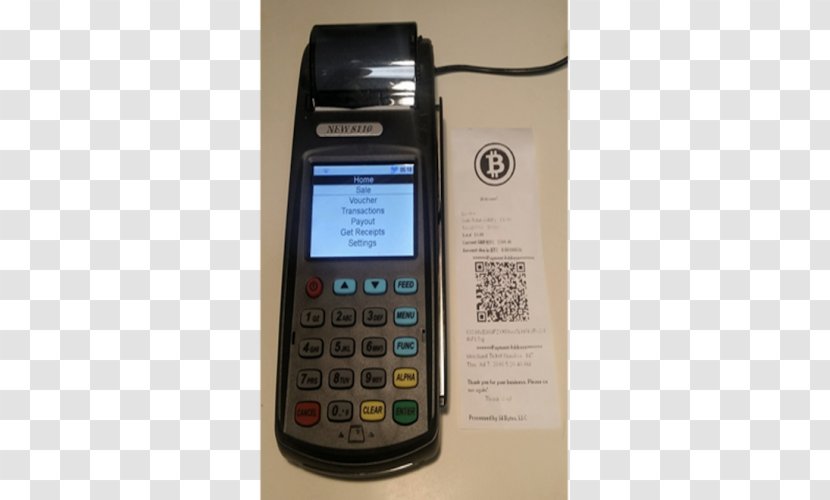 Feature Phone Bitcoin Point Of Sale Blockchain Cryptocurrency - Company Transparent PNG