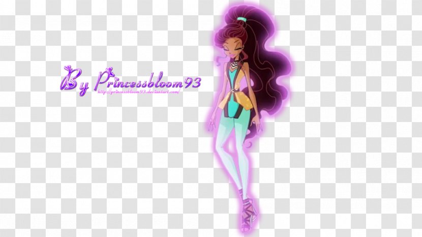Aisha Bloom Fan Art Character - Violet - Artist Transparent PNG