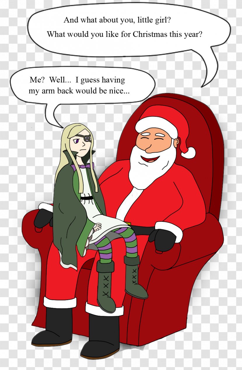 Santa Claus Christmas Decoration Illustration Human Behavior Cartoon - Fiction Transparent PNG