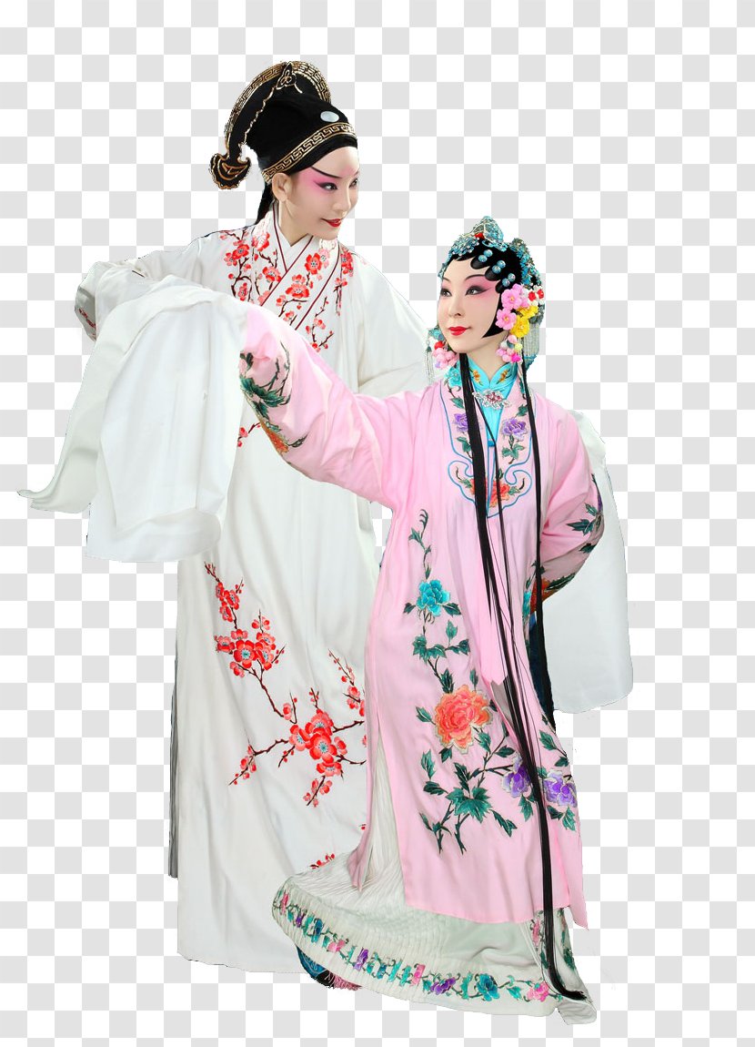 The Peony Pavilion Kunqu Chinese Opera Huangmei Peking - Kimono Transparent PNG
