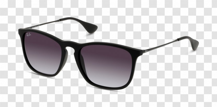 Ray-Ban Erika Classic Aviator Sunglasses Wayfarer Folding Flash - Purple - Ray Ban Transparent PNG