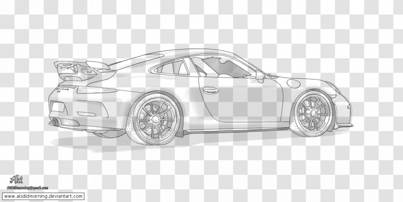 Porsche 911 GT3 Sports Car Art - Gt3 Transparent PNG