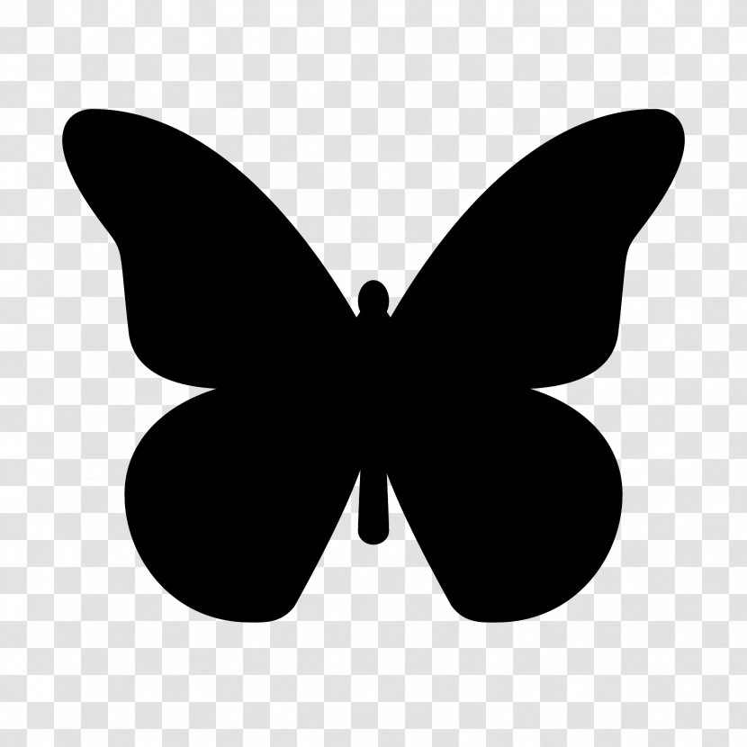 Butterfly - Pollinator - Blackandwhite Transparent PNG