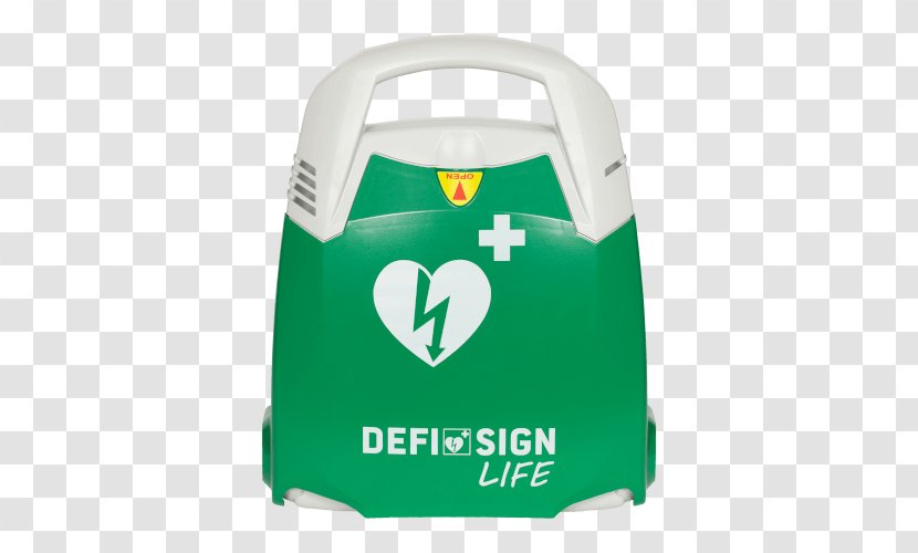 Automated External Defibrillators Electrode Certified First Responder Warranty - Green - Defibrillator Transparent PNG