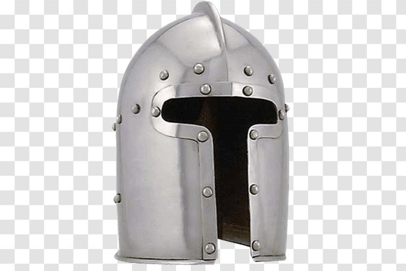 Helmet Middle Ages Crusades 14th Century Great Helm - Corinthian - Europe Knight Transparent PNG