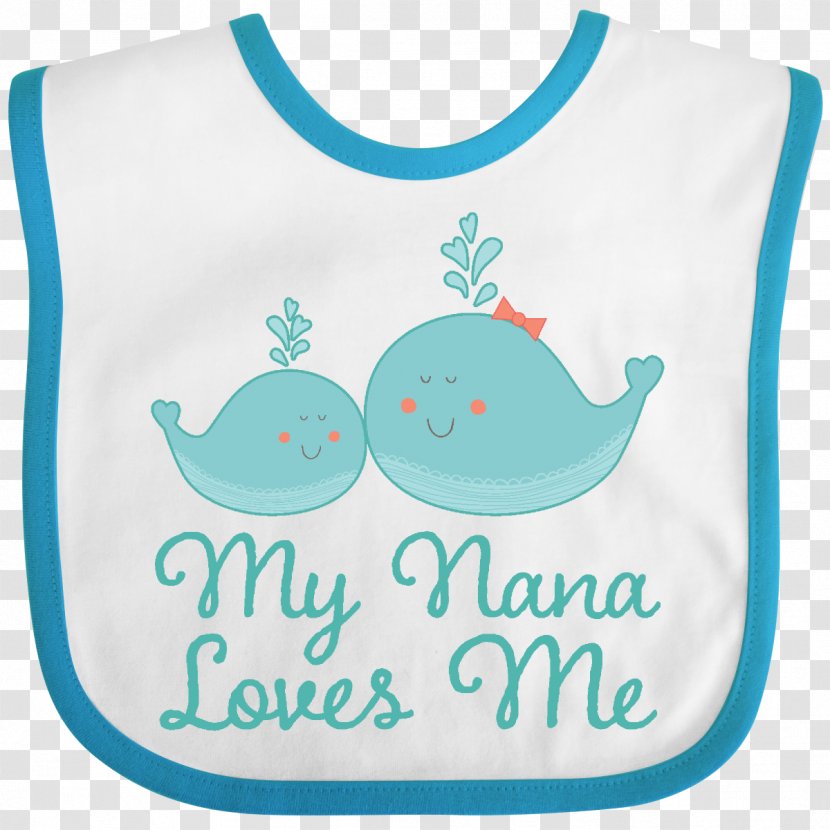 T-shirt Aunt Bib Infant Baby & Toddler One-Pieces - Turquoise Transparent PNG