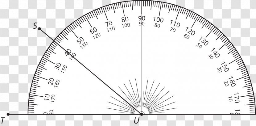Protractor Measurement Geometry Angle Ruler Transparent PNG