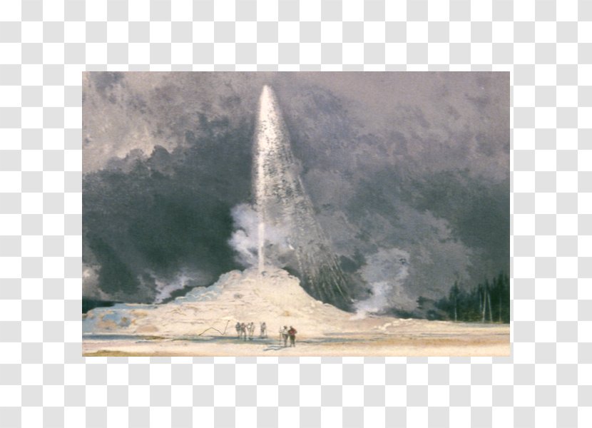 Castle Geyser Grand Prismatic Spring Norris Basin Yellowstone Caldera - Midway - Painting Transparent PNG