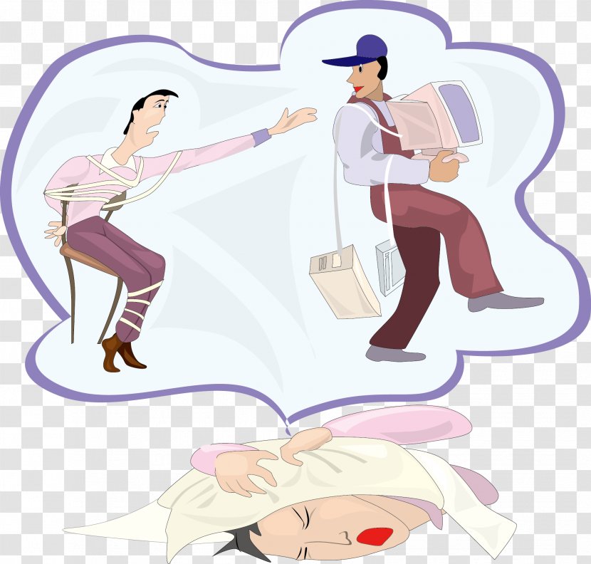 Clip Art - Heart - Cartoon Dream Scene Transparent PNG