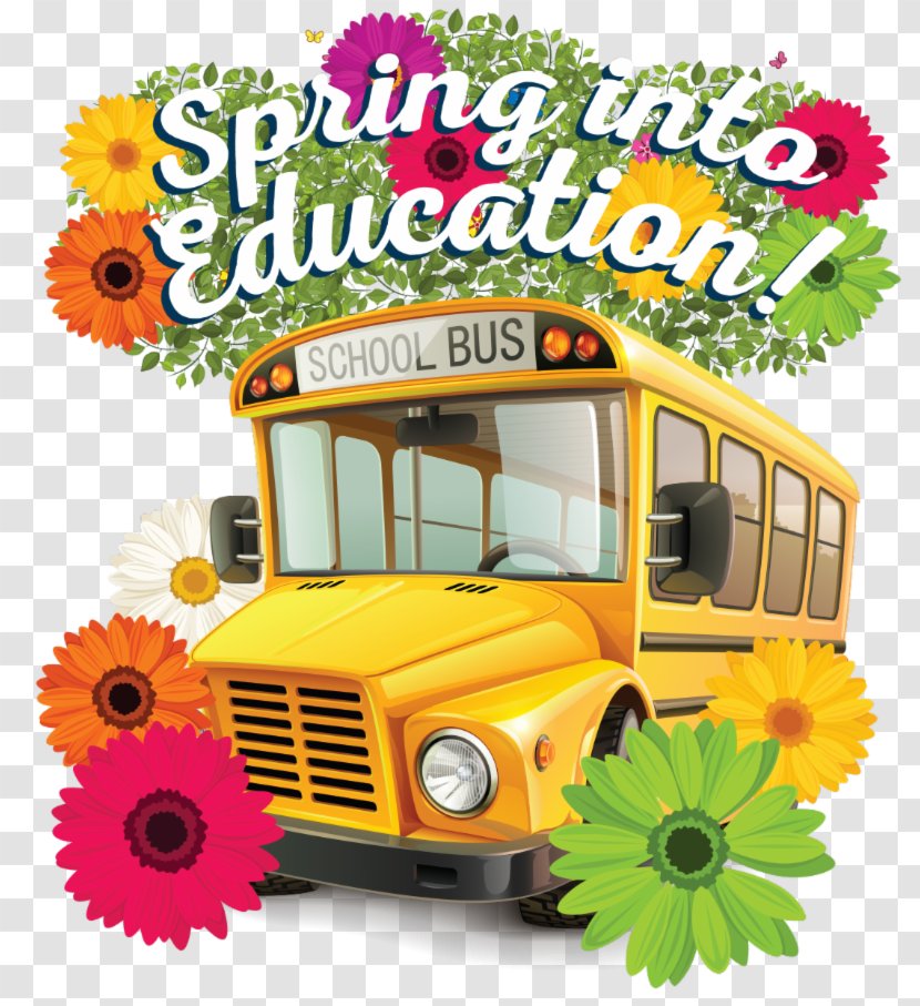 Big Yellow School Bus Vector Graphics - Transport - Kids Summer Camp Flyer Transparent PNG
