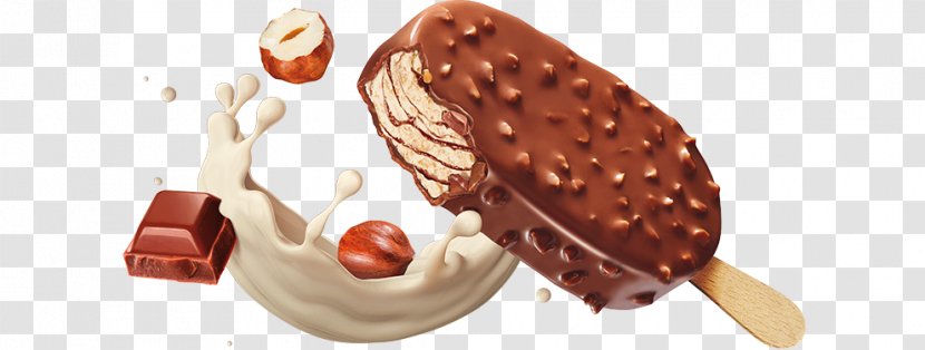 Ice Cream Chocolate Kulfi Nestlé Crunch - Butter Pecan - Spash Transparent PNG