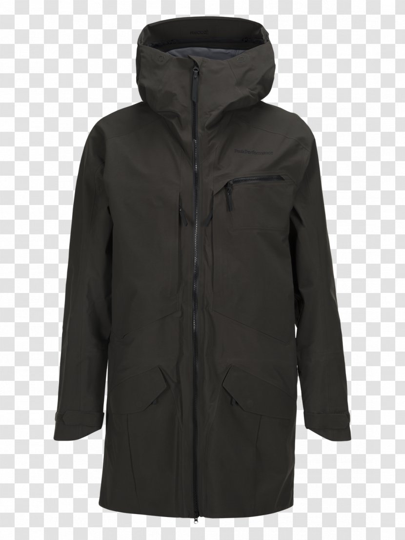 Hoodie Jacket Coat Parka Clothing - Raincoat Transparent PNG