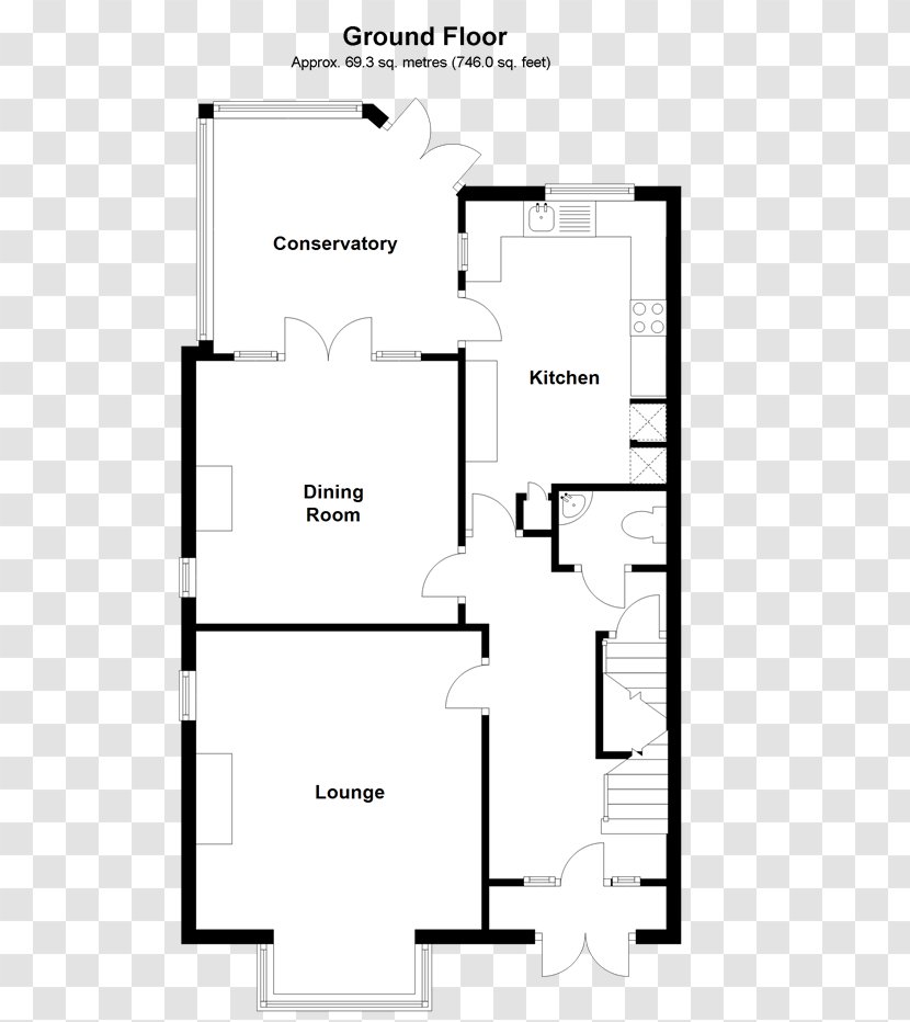 Floor Plan Paper Product Design Angle - Black And White - M Group Transparent PNG