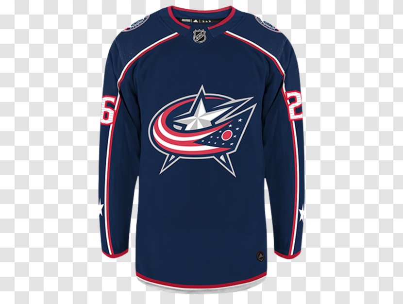 Columbus Blue Jackets National Hockey League Pittsburgh Penguins Ice NHL Uniform - Sweatshirt - Thomas Cole Transparent PNG