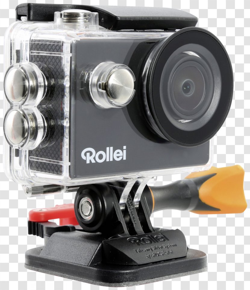 720p Rollei ActionCam 300 Action Camera Display Resolution - Highdefinition Television Transparent PNG
