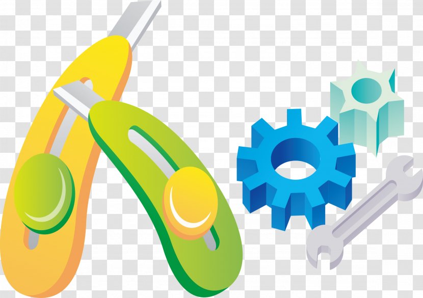 Gear Clip Art - Motion - Fruit Knife Wrench Combination Transparent PNG