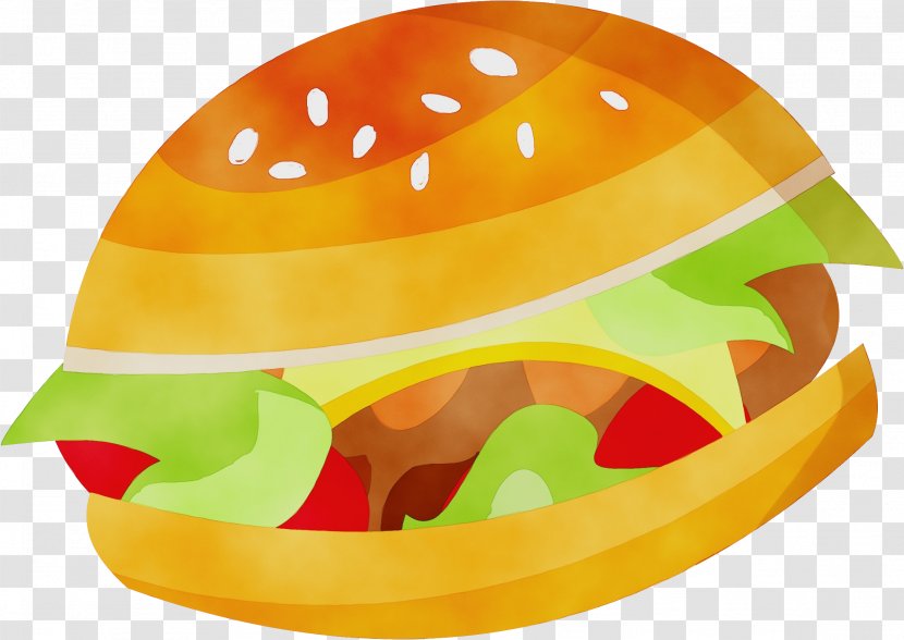 Watercolor Background - Wet Ink - Cheeseburger Fruit Transparent PNG