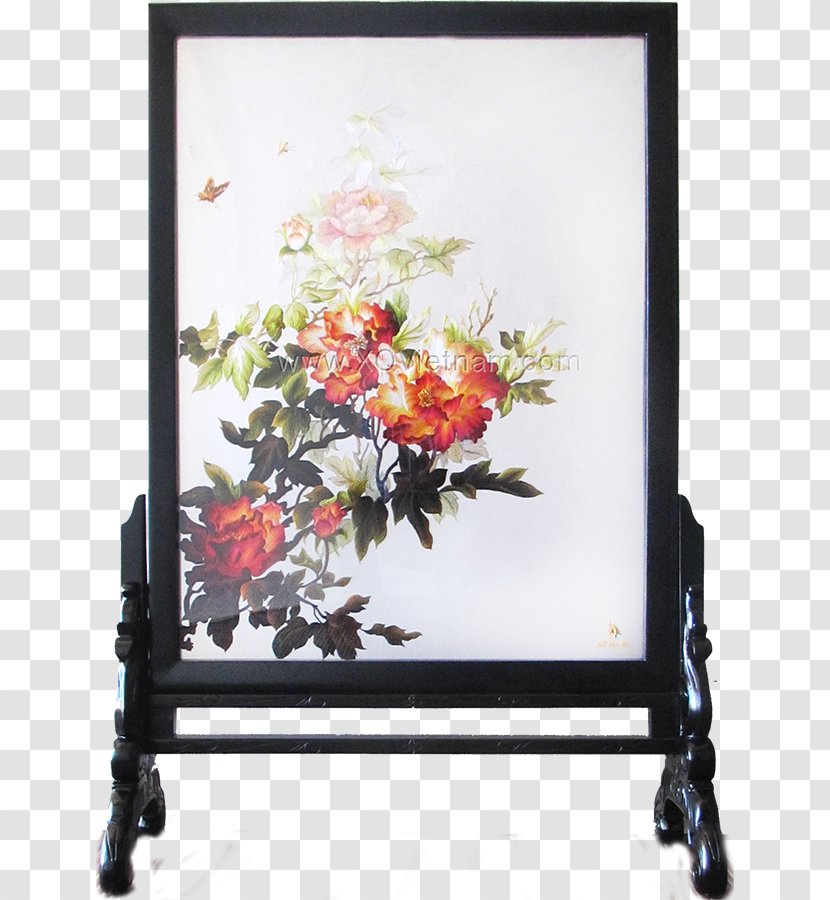 Floral Design Peony Cut Flowers Still Life Painting - Price Transparent PNG