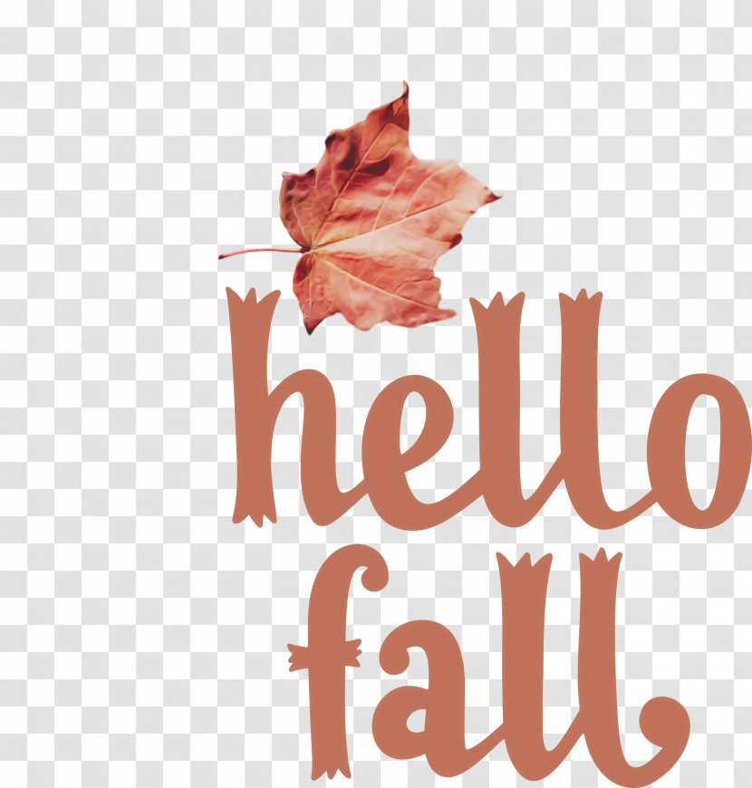 Hello Fall Fall Autumn Transparent PNG