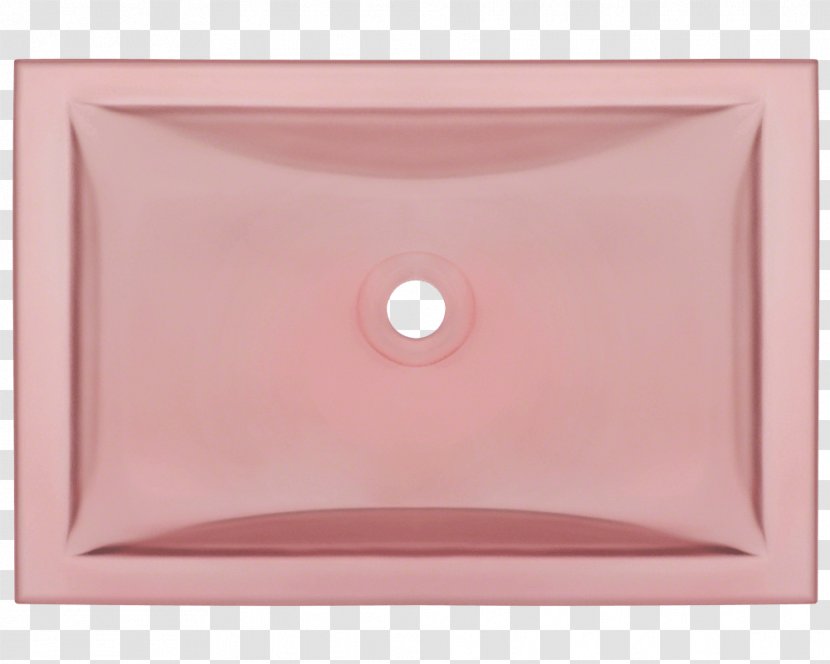 Bowl Sink Glass Kitchen Bathroom - Pink Transparent PNG