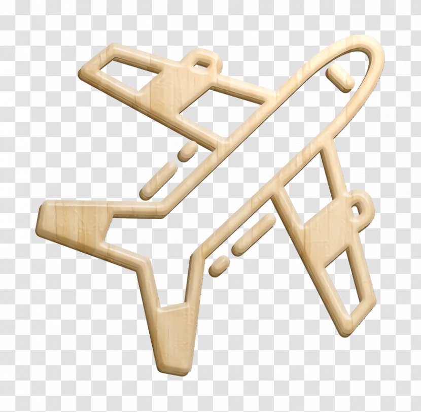 Airplane Icon Flight Plane - Puzzle Wood Transparent PNG