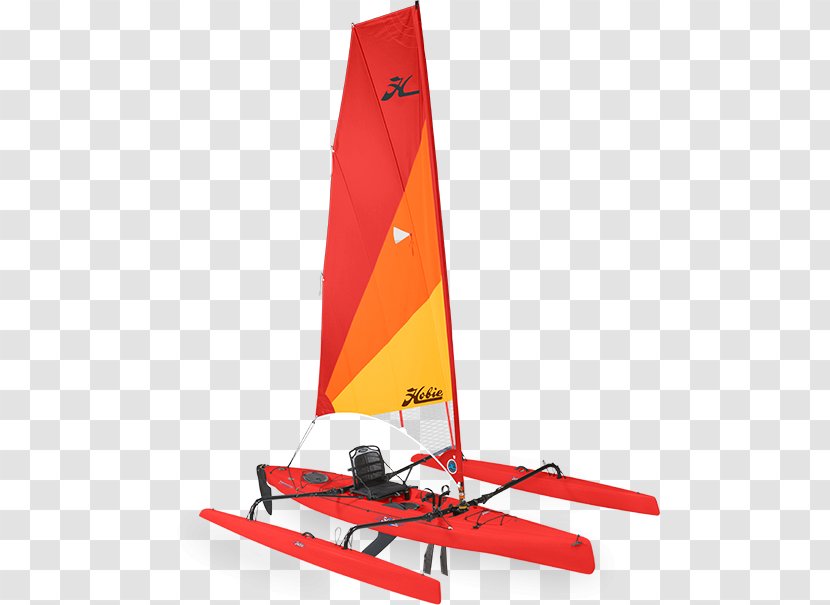 Hobie Mirage Adventure Island Tandem Cat Kayak Trimaran - Scow - Orange Transparent PNG
