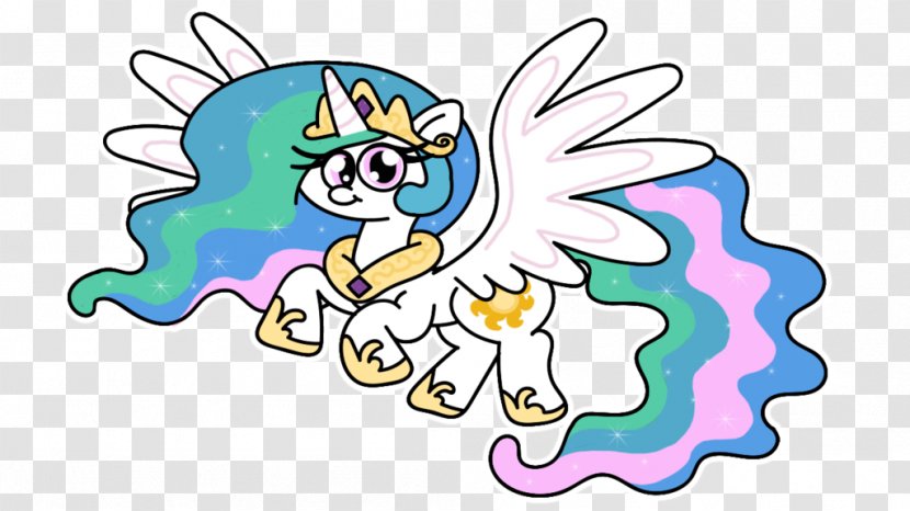 Vertebrate Cartoon Animal Clip Art - Flower - Pony Celestia Princess Transparent PNG