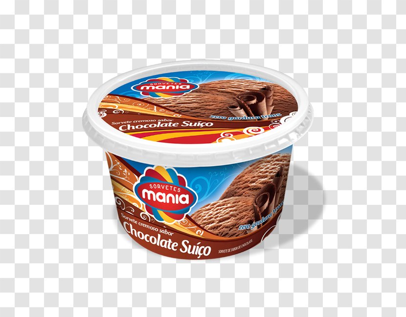 Dairy Products Ice Cream Chocolate Spread Flavor - Frozen Dessert Transparent PNG
