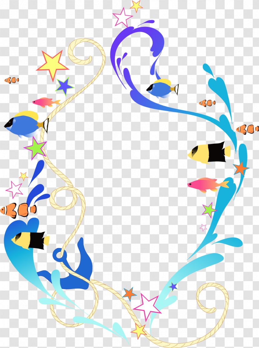 Cartoon Fashion - Body Jewelry - Vector Water Pattern Of Elements In Transparent PNG