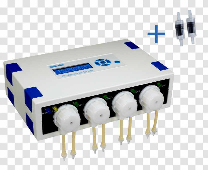 Metering Pump Peristaltic Aquarium Discus - Trace Element - Seawater/ Transparent PNG