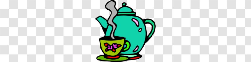 Tea Party Coffee Coloring Book Page - Cup - Teapot Teacup Cliparts Transparent PNG