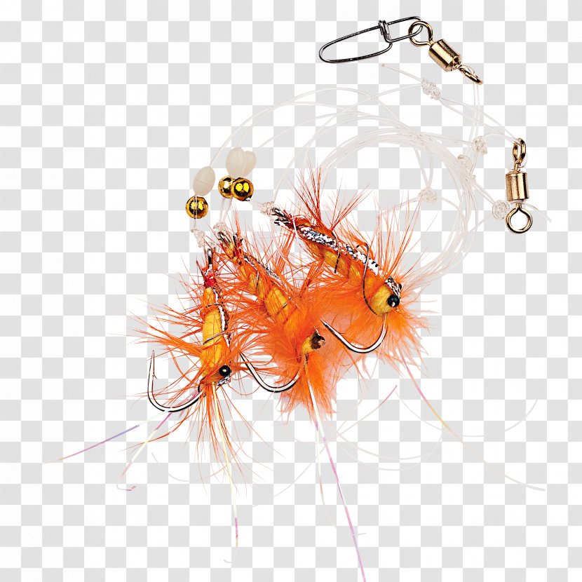 Paternoster Angling Fish Hook Bait Rig - Globeride - Shrimp Transparent PNG