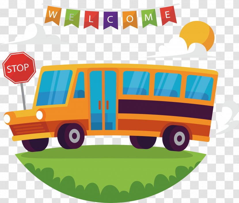 School Bus - Designer - Welcome To Transparent PNG