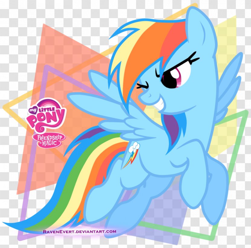 My Little Pony Rainbow Dash Applejack Horse - Flower Transparent PNG