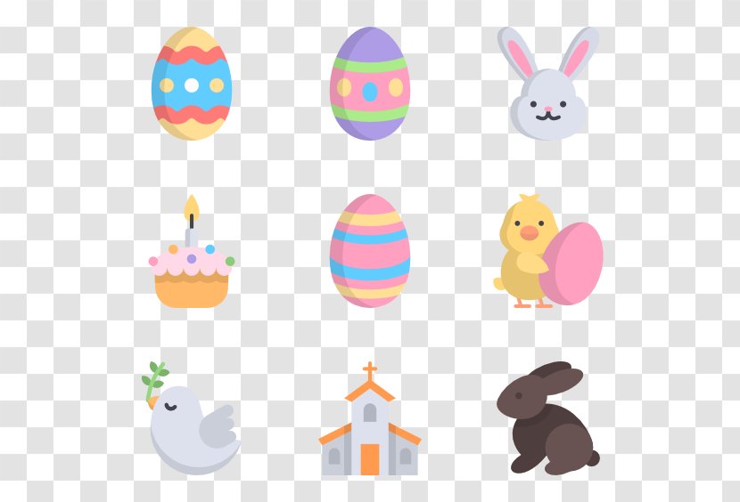 Easter Bunny Egg - Holiday - Cross Transparent PNG